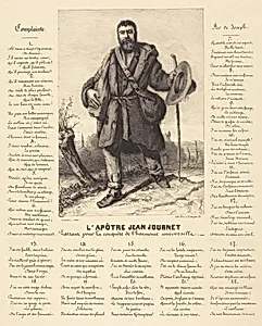 The Apostle Jean Journet Setting Out for the Conquest of Universal Harmony by Gustave Courbet