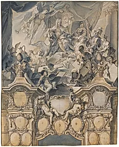The Arts and Powers Pay Homage to Emperor Charles VI