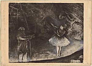 The Ballet Master by Edgar Degas, executed in collaboration with Vicomte Lepic