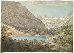 "The Blue Pool" in the Rein Valley near Garmisch