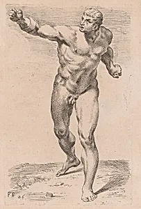 The Borghese Gladiator, front view [plate 26]