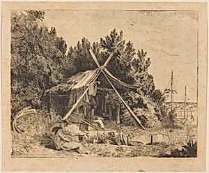 The Camp of Stothard, Blake, Ogleby
