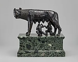 The Capitoline Wolf Suckling Romulus and Remus