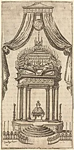 The Catafalque by Jacques Callot