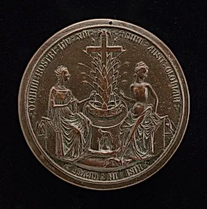 The Church and Paganism Beside the Fountain of Life [reverse]
