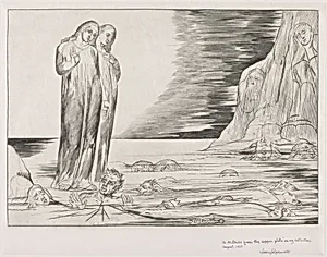 The Circle of the Traitors; Dante's Foot Striking Bocca degli Abbate