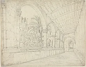 The Cloister of Santa Maria di Gesù at Palermo