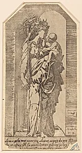 The Crowned Virgin in a Niche