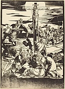 The Crucifixion [center plate]
