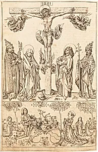 The Crucifixion with the Virgin and Saints and the Hungerstein Family