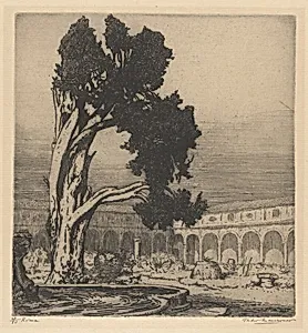 The Cypress of Michelangelo, Rome