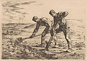 The Diggers (Les Becheurs) by Jean-François Millet