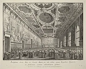 The Doge Returns Thanks in the Sala del Consiglio Maggior