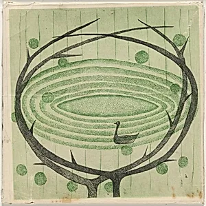 The Duck Pond [wrapper for etched copper plates]