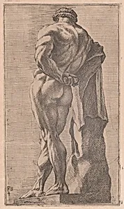 The Farnese Hercules, seen from behind [plate 4]
