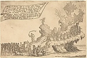 The Float of Mount Parnassus by Jacques Callot