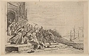 The Followers of Solon Defending the Temple of Venus