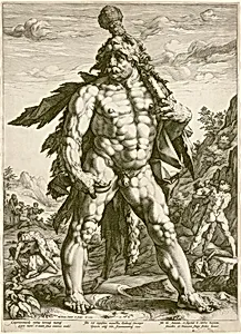 The Great Hercules by Hendrik Goltzius