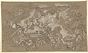 The Harpies Attacking Aeneas and His Companions