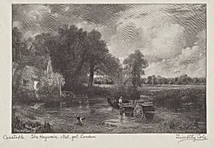 The Haywain by Timothy Cole after John Constable