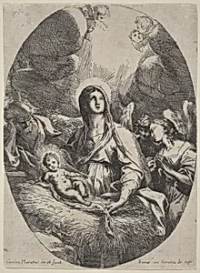 The Holy Family with Angels