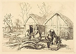 The House of the Woodcutter, Vendee (La maison du bucheron, Vendee)