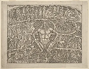 The Inferno, after the Fresco in the Camposanto of Pisa