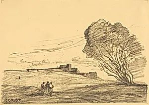 The Isolated Fort (Le Fort detache) by Jean-Baptiste-Camille Corot