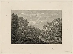The Lochmühle in the Liebethal, in "Saxon Switzerland"