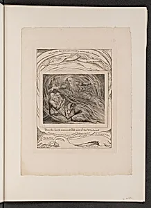 The Lord Answering Job out of the Whirlwind by William Blake