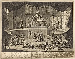 The Lottery by William Hogarth