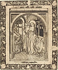 The Madonna and Child with the Abbot Ludwig von Churchwalden