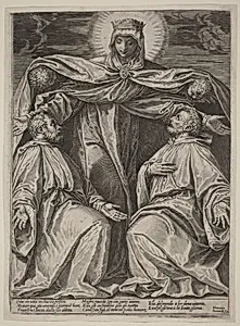 The Madonna Protecting Two Members of a Confraternity