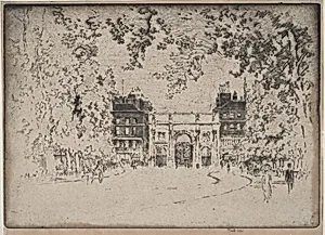 The Marble Arch by Joseph Pennell