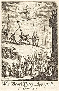 The Martyrdom of Saint Peter by Jacques Callot