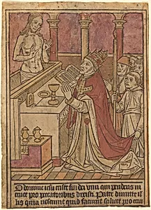 The Mass of Saint Gregory [recto]