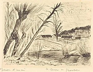 The Morin at Serbonne (Le Morin a Serbonne) by André Dunoyer de Segonzac