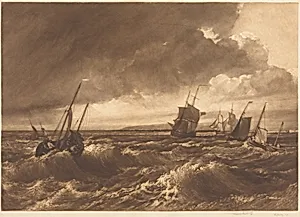 The Mouth of the Thames—Isle of Sheppey in Distance