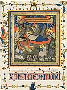 The Nativity with the Annunciation to the Shepherds