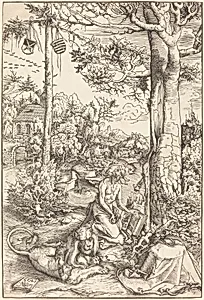 The Penitence of Saint Jerome by Lucas Cranach the Elder