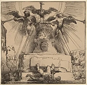 The Phoenix or the Statue Overthrown by Rembrandt van Rijn