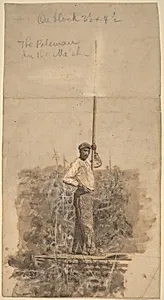 The Poleman in the Ma'sh by Thomas Eakins