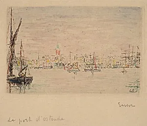 The Port of Ostend (Vue du port d'Ostende)