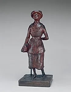 The Schoolgirl (Woman Walking in the Street) by Edgar Degas