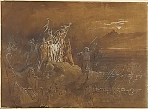 The Shades of French Soldiers from the Past Exhort the Army to Victory on the Rhine