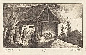 The Shed with Children Fighting