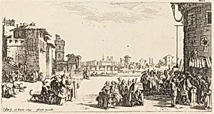 The Slave Market by Jacques Callot