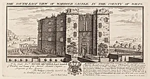 The South-East View of Brough-Castle, in the County of Westmorland