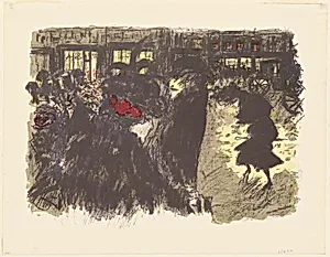 The Square at Night (Place le soir)