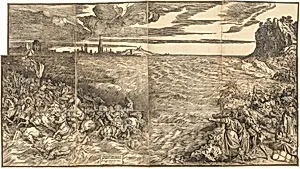 The Submersion of Pharoah's Army in the Red Sea by Titian